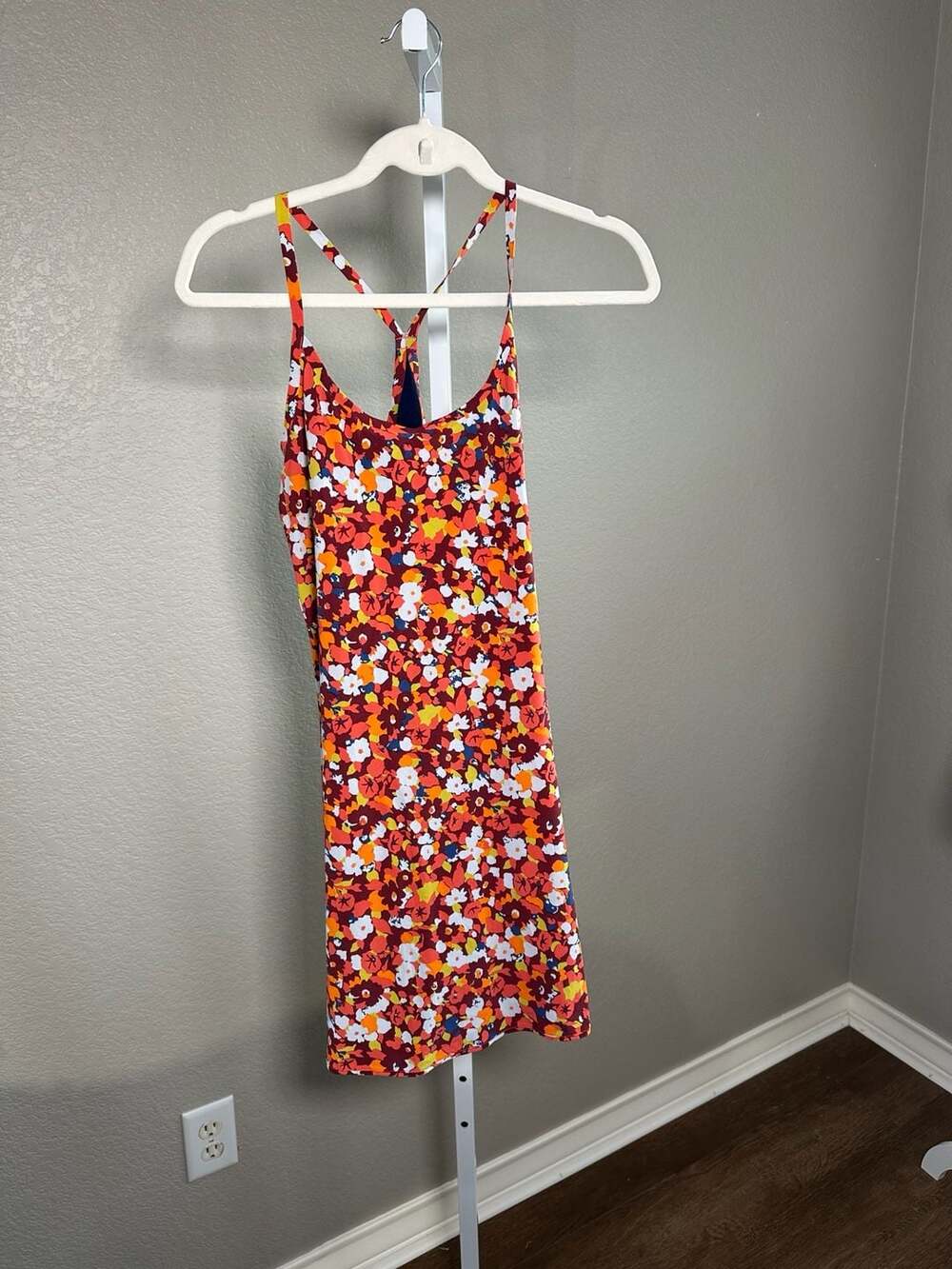Outdoor Voices The Exercise Dress Paprika Bloom Floral Print